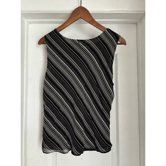 Kate Hill 100% silk sleeveless shirt tank top - Picture 2 of 3